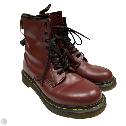 Boots Designer By Dr Martens In Red, Size: 8