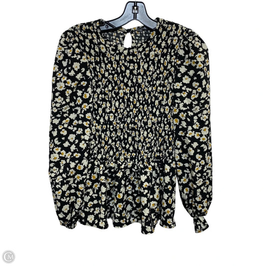Top Long Sleeve By Fashion In Animal Print, Size: S