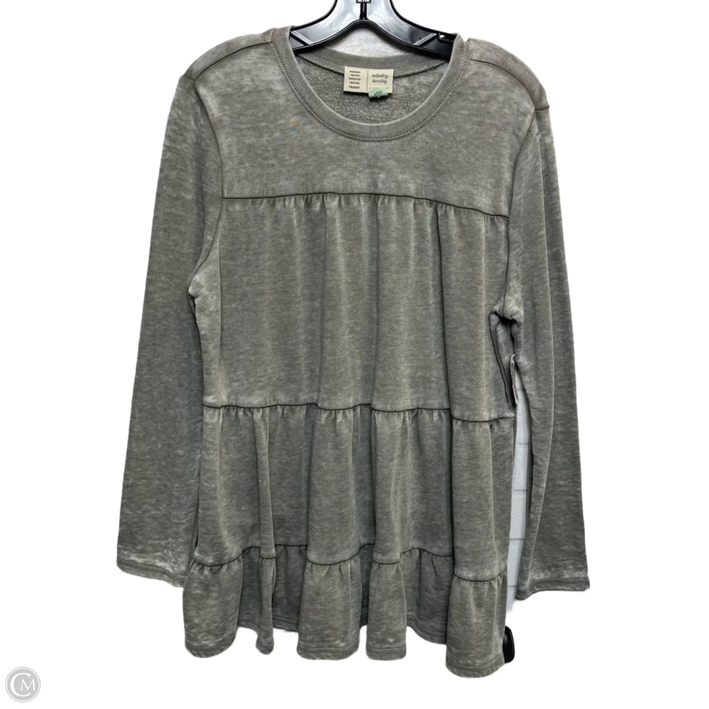 Sweatshirt Crewneck By Saturday/sunday In Green, Size: M