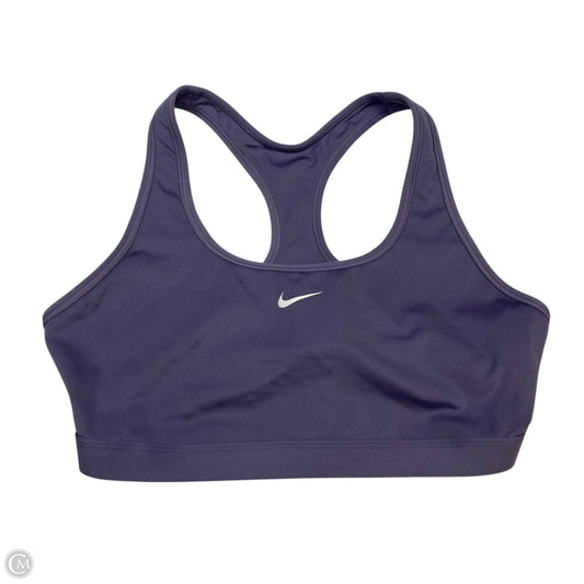 Athletic Bra By Nike Apparel In Purple, Size: Xl
