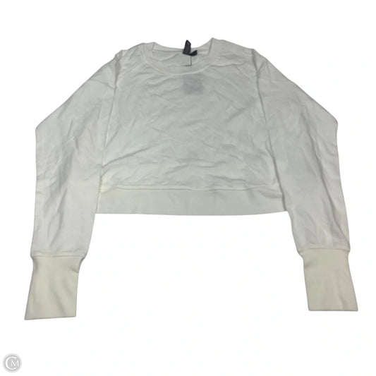 Athletic Sweatshirt Crewneck By Sweaty Betty In Cream, Size: S