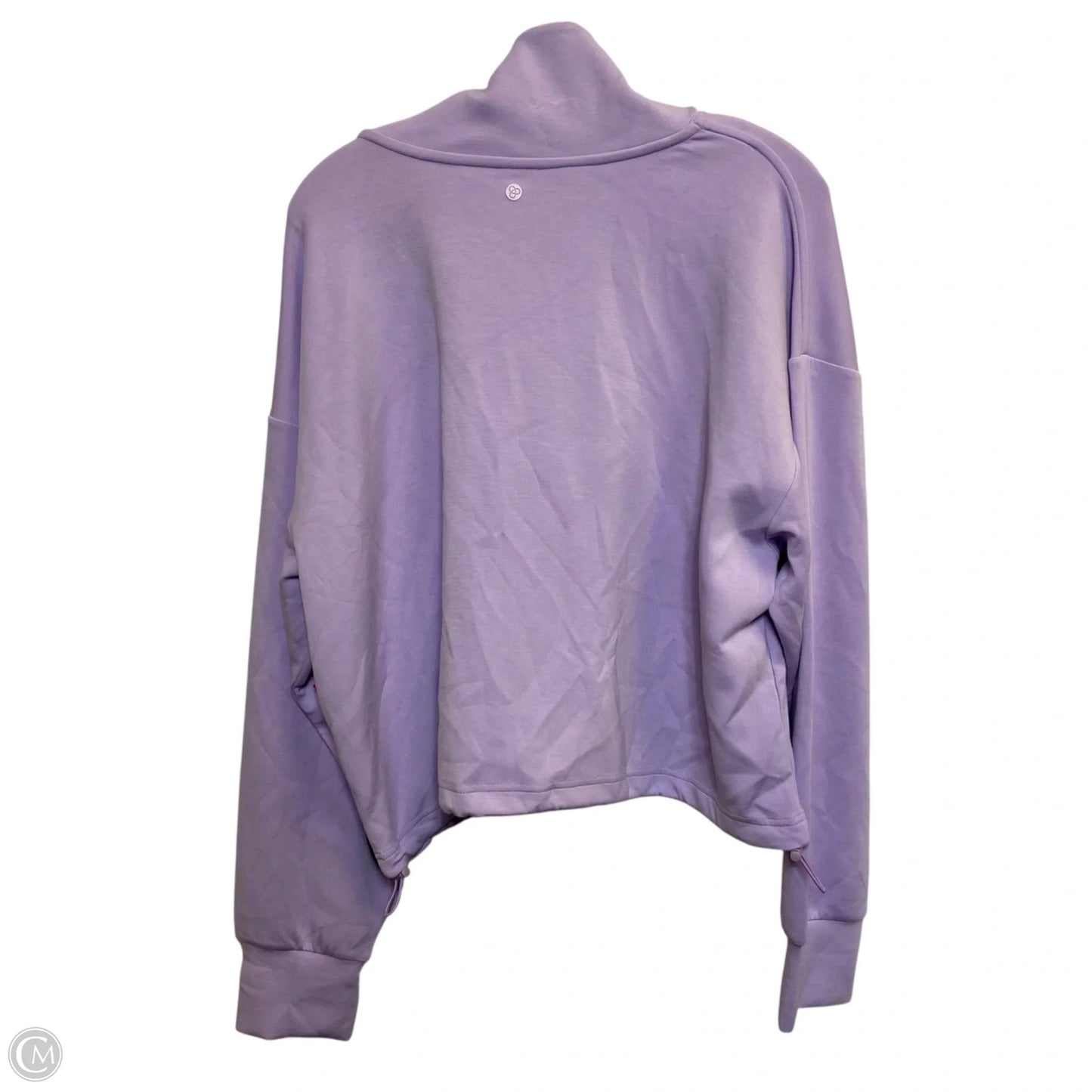 Athletic Sweatshirt Collar By Zella In Purple, Size: L