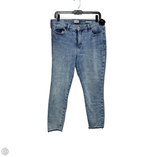 Jeans Skinny By Wonderly In Blue Denim, Size: 14