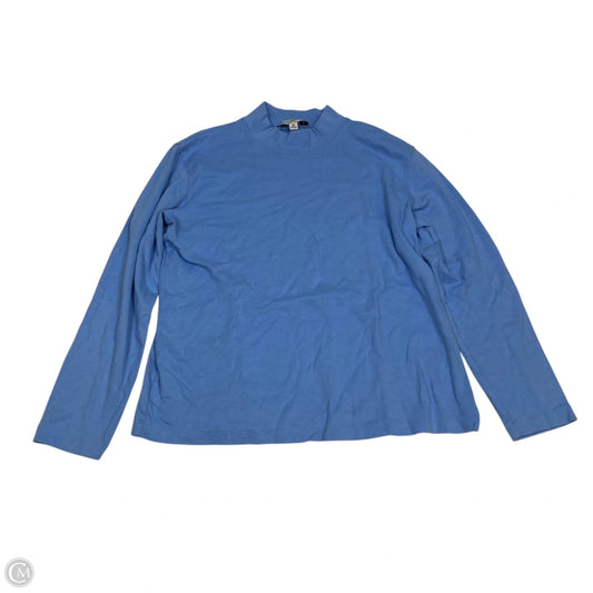 Top Long Sleeve By Southern Lady In Blue, Size: M