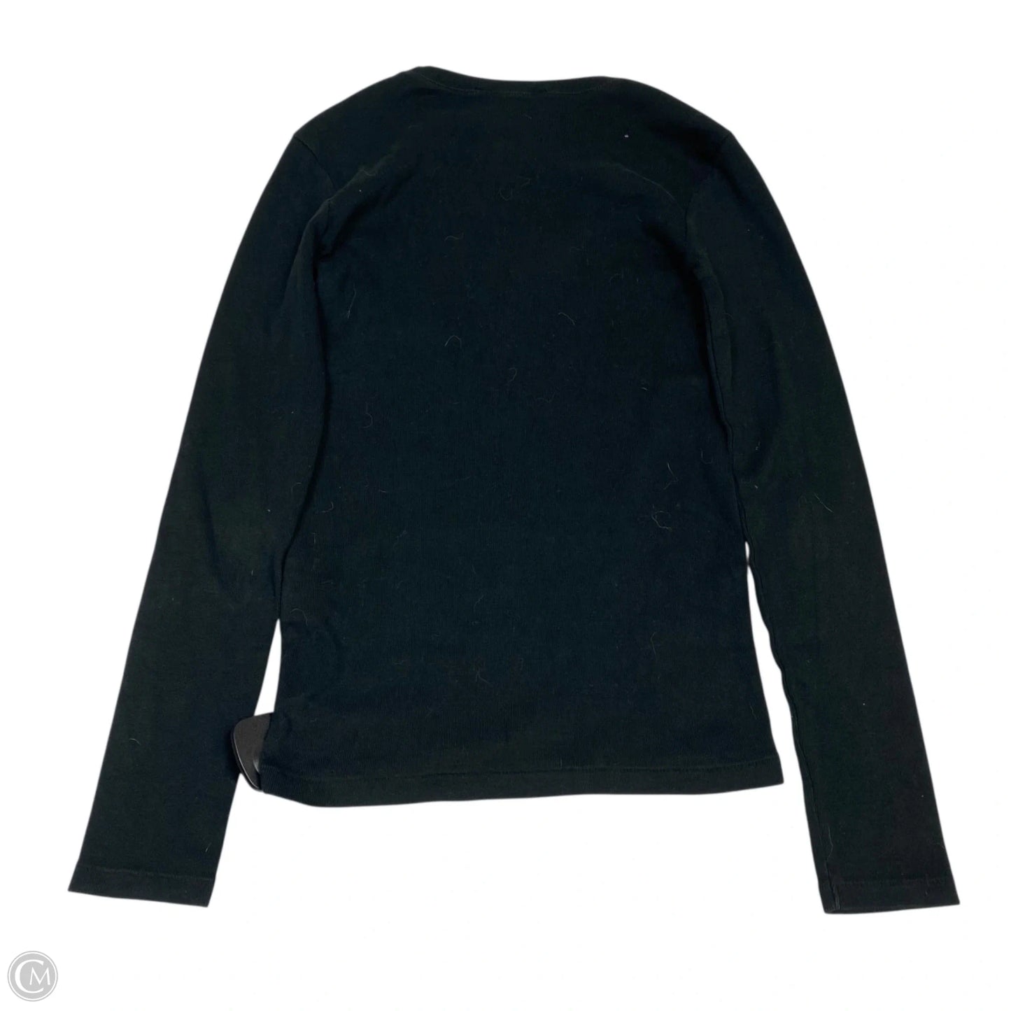 Top Long Sleeve By Ralph Lauren In Black, Size: S
