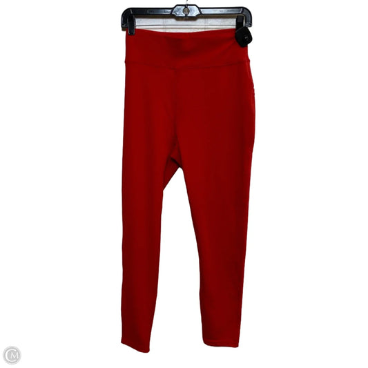 Athletic Leggings By Popfit In Red, Size: Xl