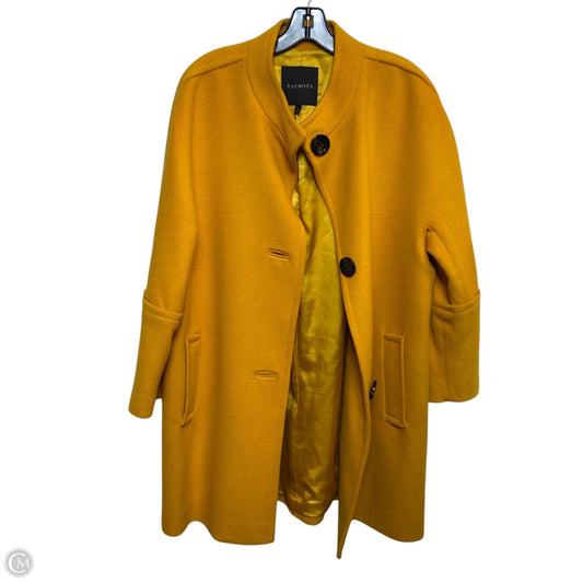 Coat Wool By Talbots In Yellow, Size: Xl