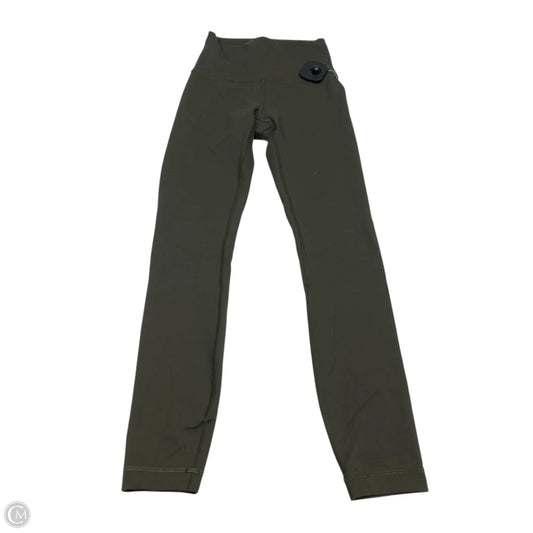 Athletic Leggings Designer By Lululemon In Green, Size: S