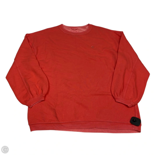 Top Long Sleeve By Aerie In Orange, Size: S