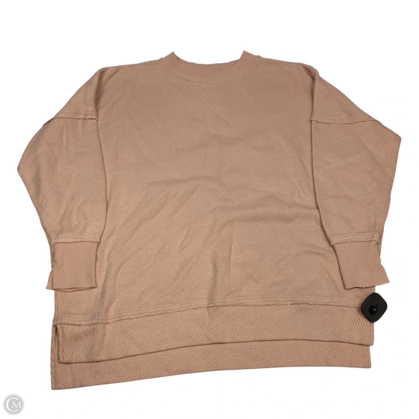 Top Long Sleeve By Aerie In Peach, Size: S