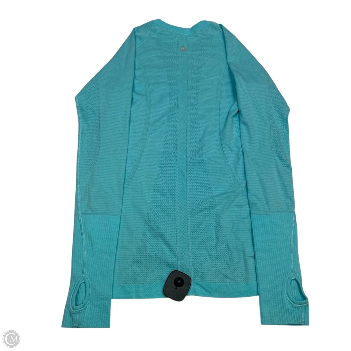 Athletic Top Long Sleeve Crewneck By Lululemon In Blue, Size: S