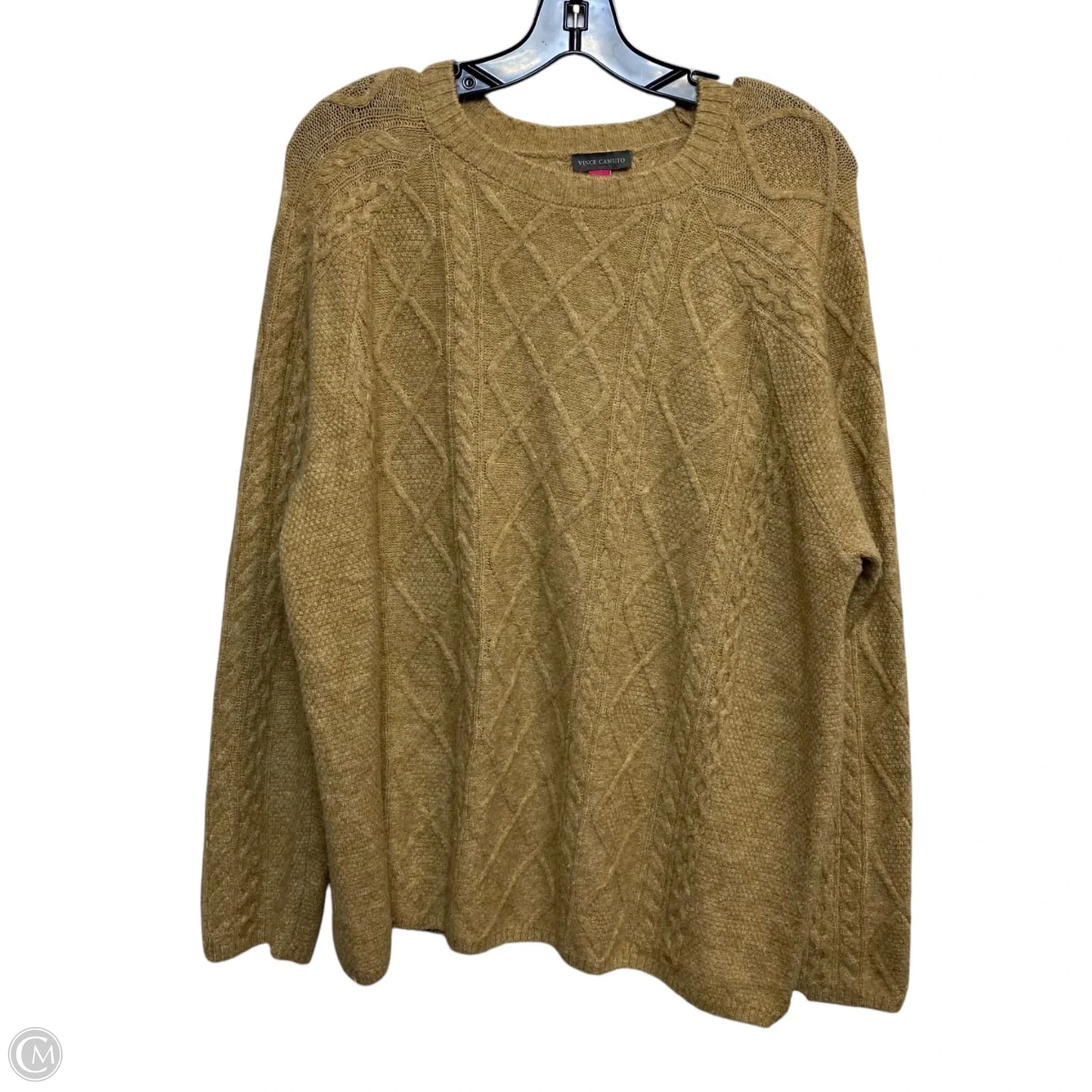 Sweater By Vince Camuto In Tan, Size: Xl