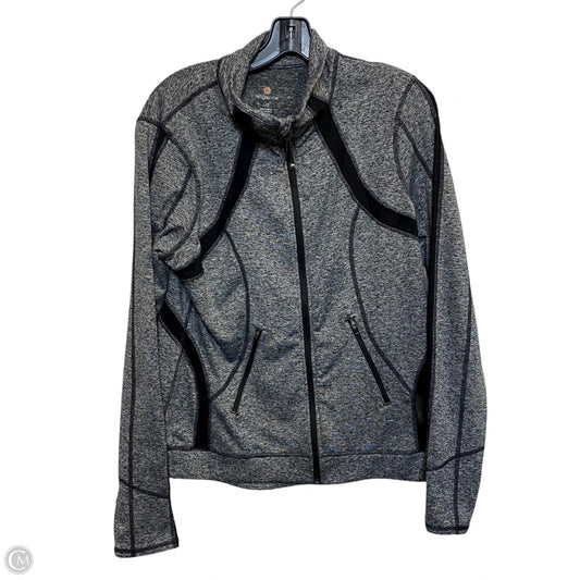 Athletic Jacket By Tangerine In Grey, Size: L