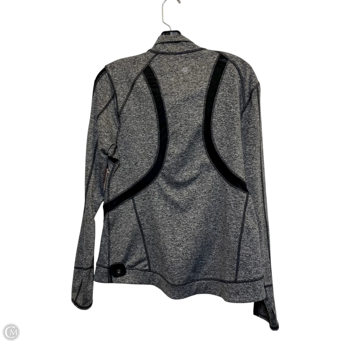 Athletic Jacket By Tangerine In Grey, Size: L