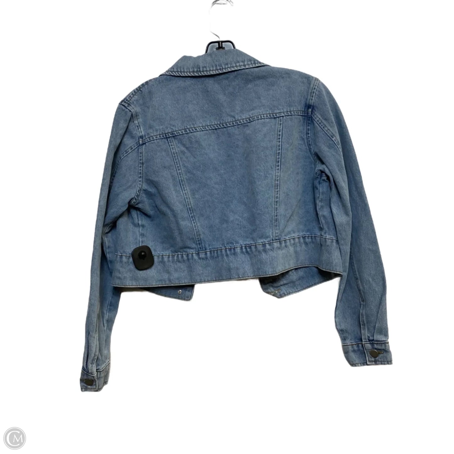 Jacket Denim By Allegra K In Yellow Denim, Size: Xs