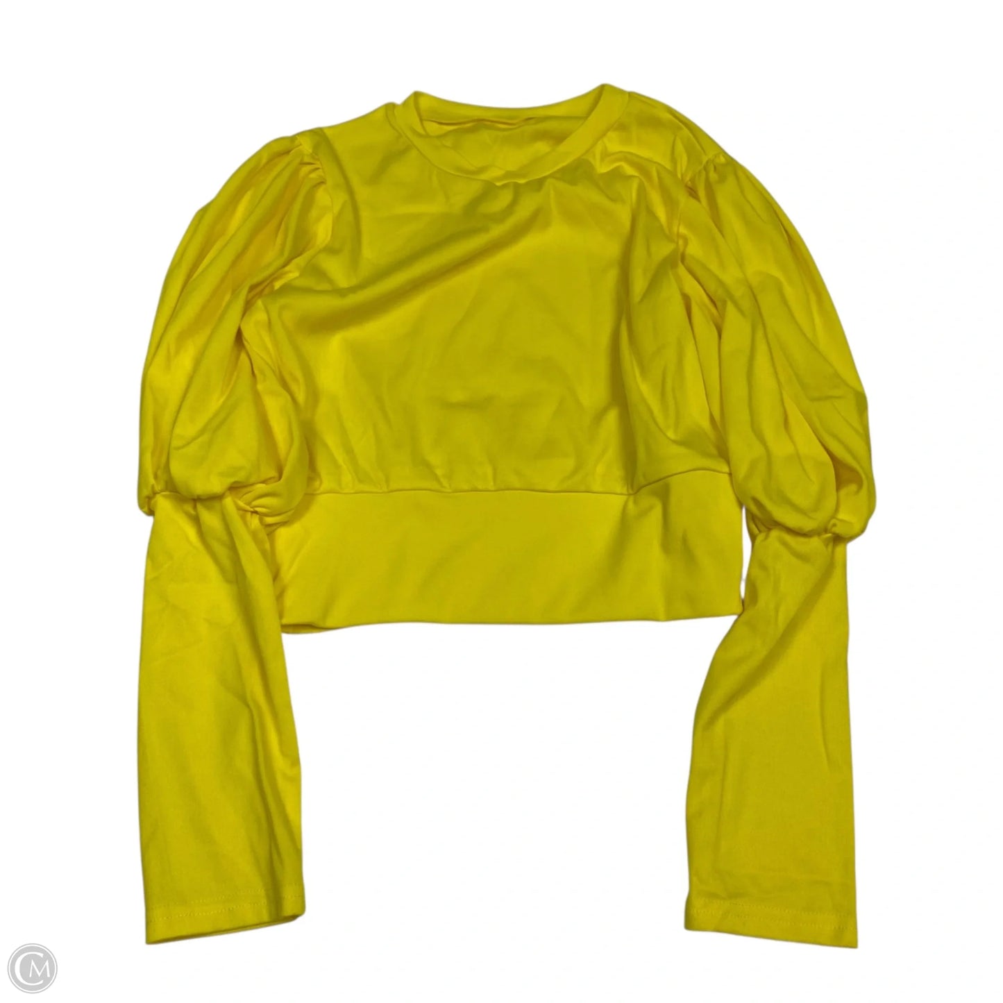 Top Long Sleeve By Clothes Mentor In Yellow, Size: M
