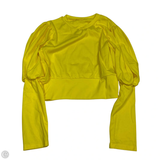 Top Long Sleeve By Clothes Mentor In Yellow, Size: M