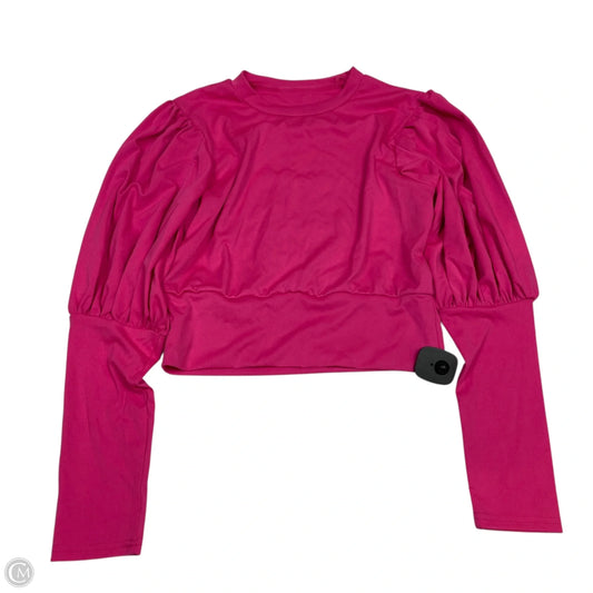 Top Long Sleeve By Clothes Mentor In Pink, Size: S