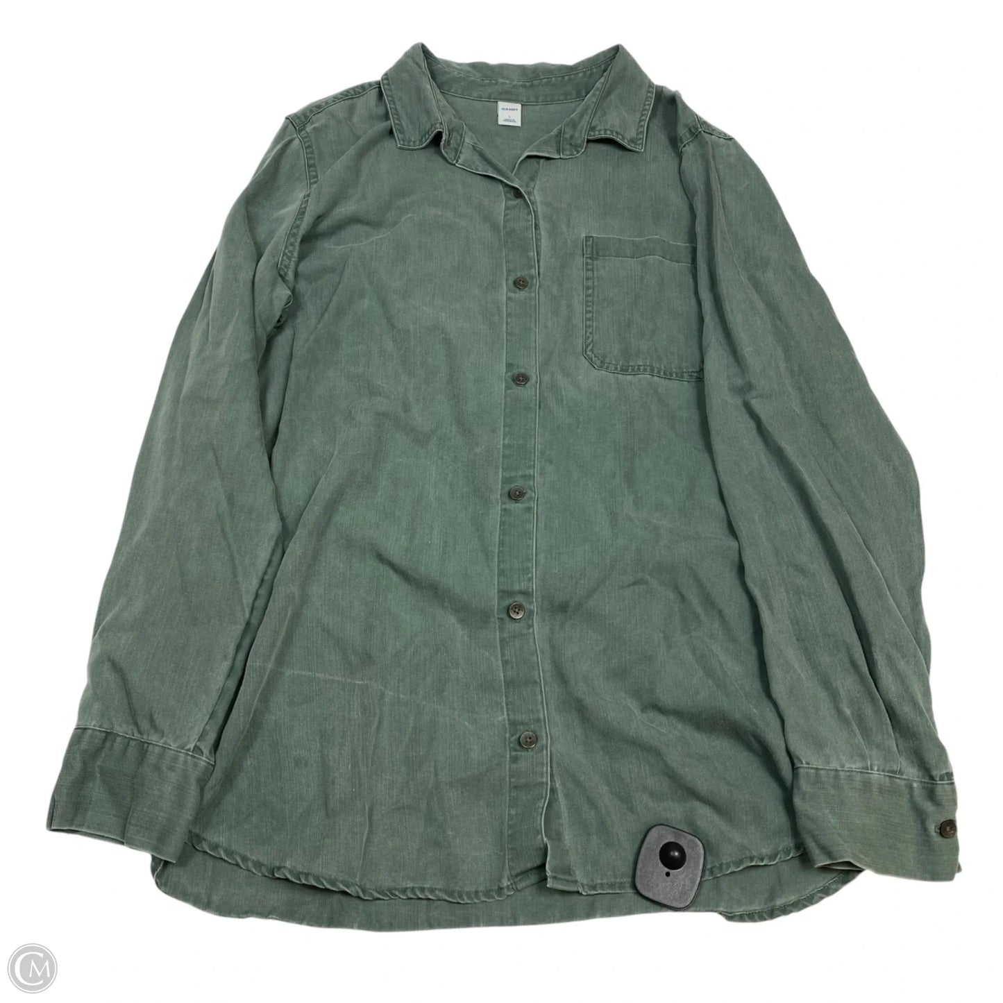 Top Long Sleeve By Old Navy In Green, Size: L