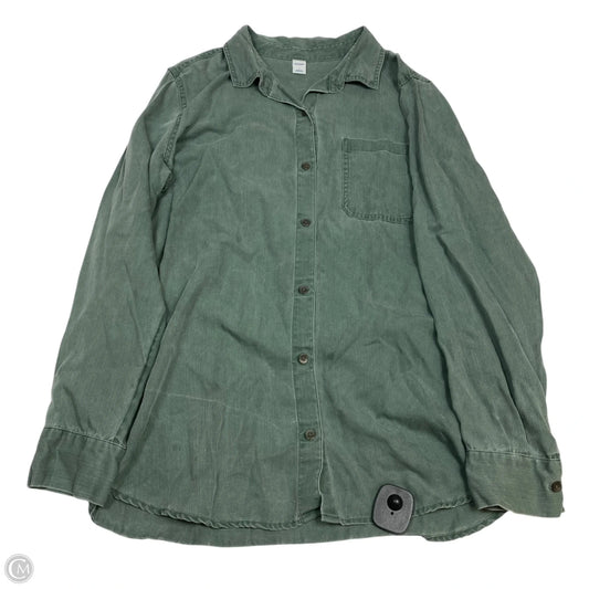 Top Long Sleeve By Old Navy In Green, Size: L