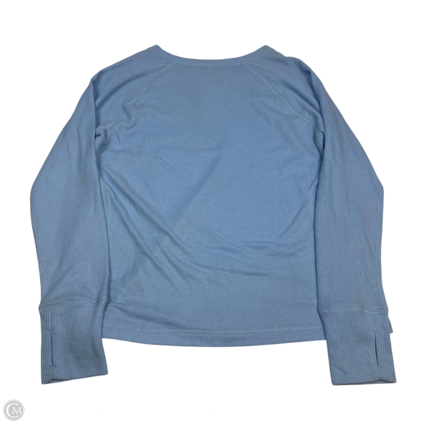 Top Long Sleeve By Ocean + Coast In Blue, Size: L