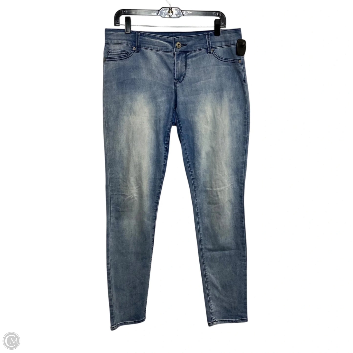 Jeans Skinny By Maurices In Blue Denim, Size: L