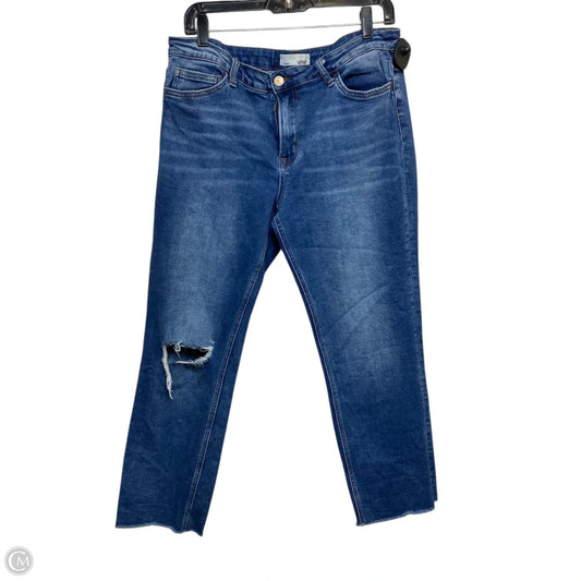 Jeans Cropped By Vervet In Blue Denim, Size: 12
