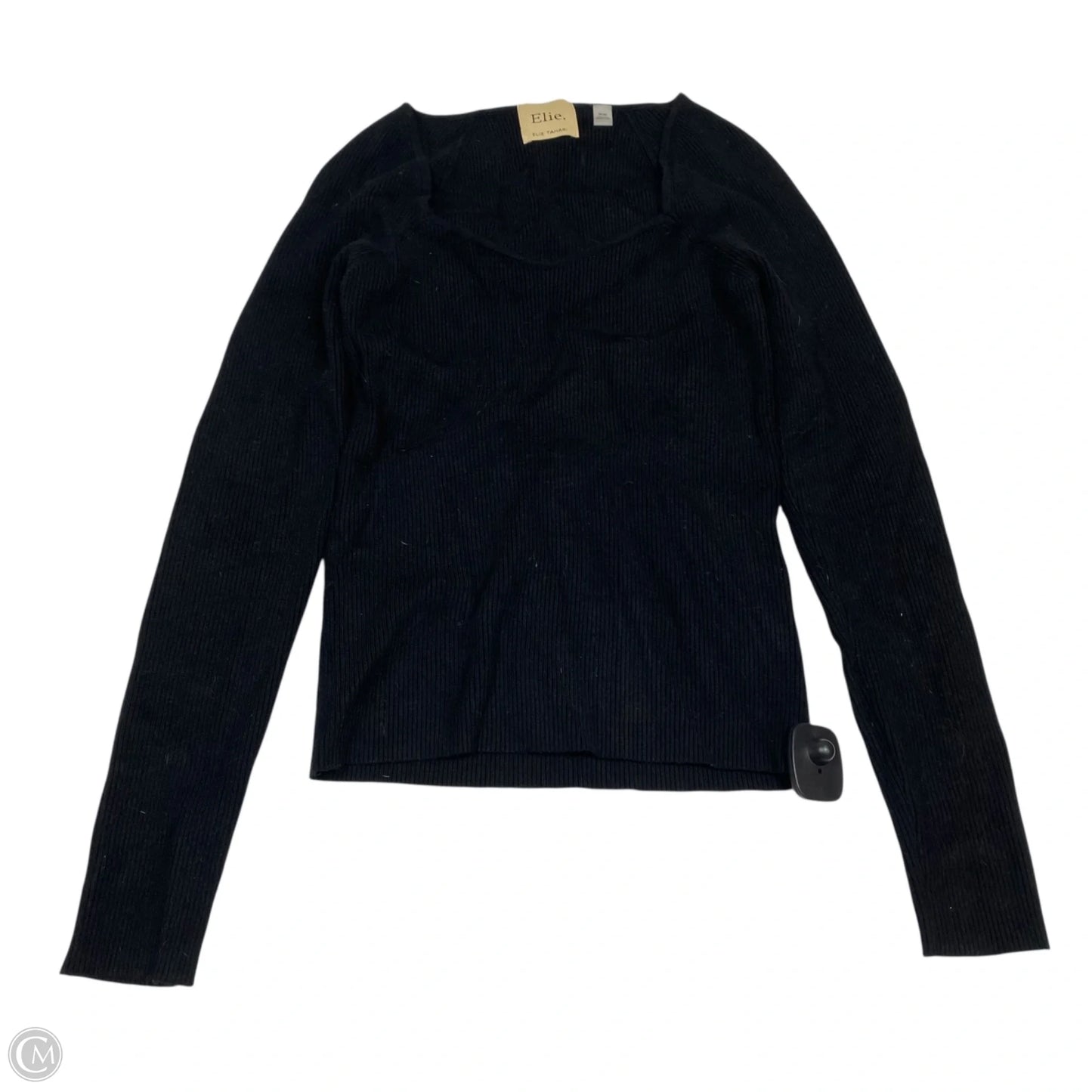 Top Long Sleeve By Elie Tahari In Black, Size: M