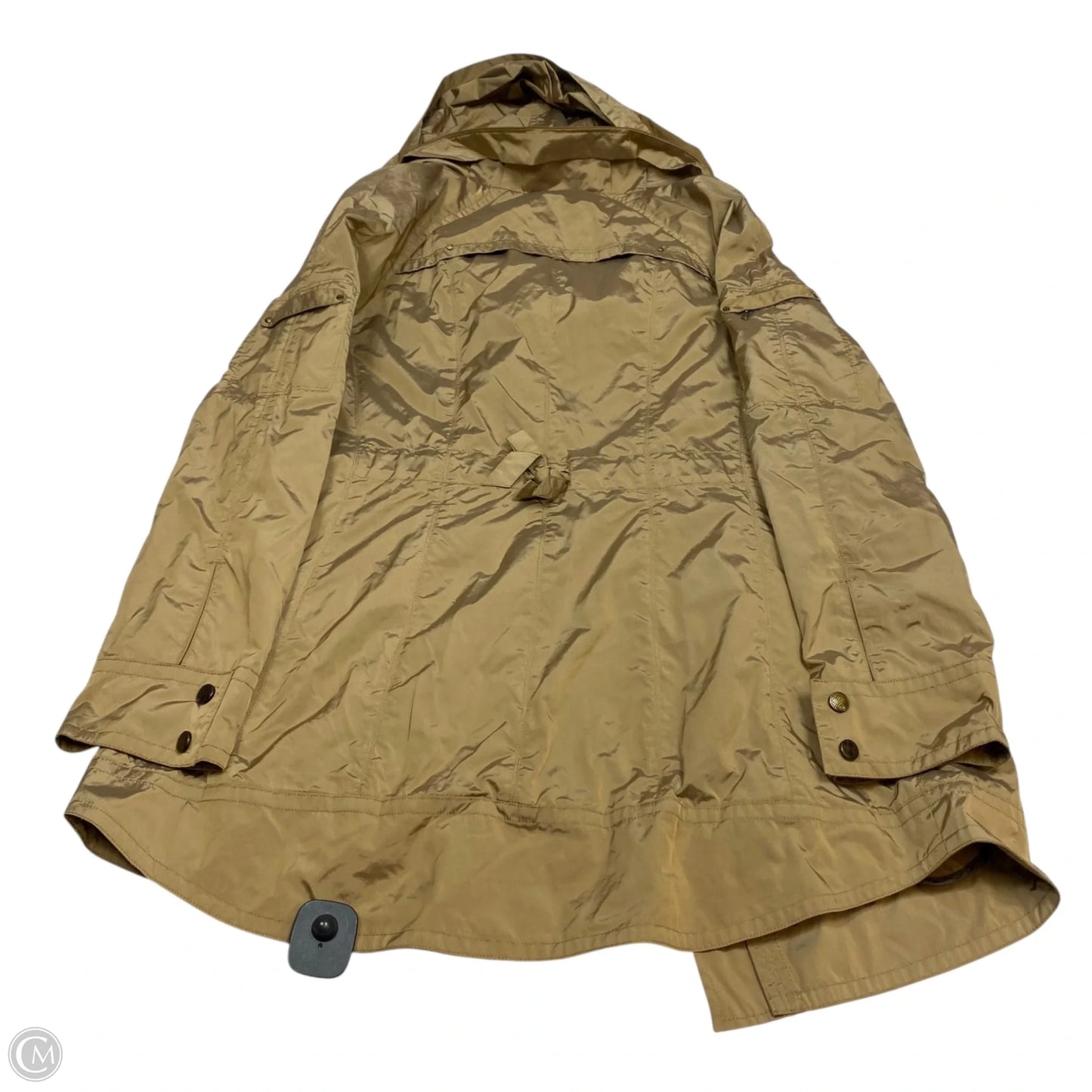 Jacket Designer By Cole-haan In Brown, Size: L