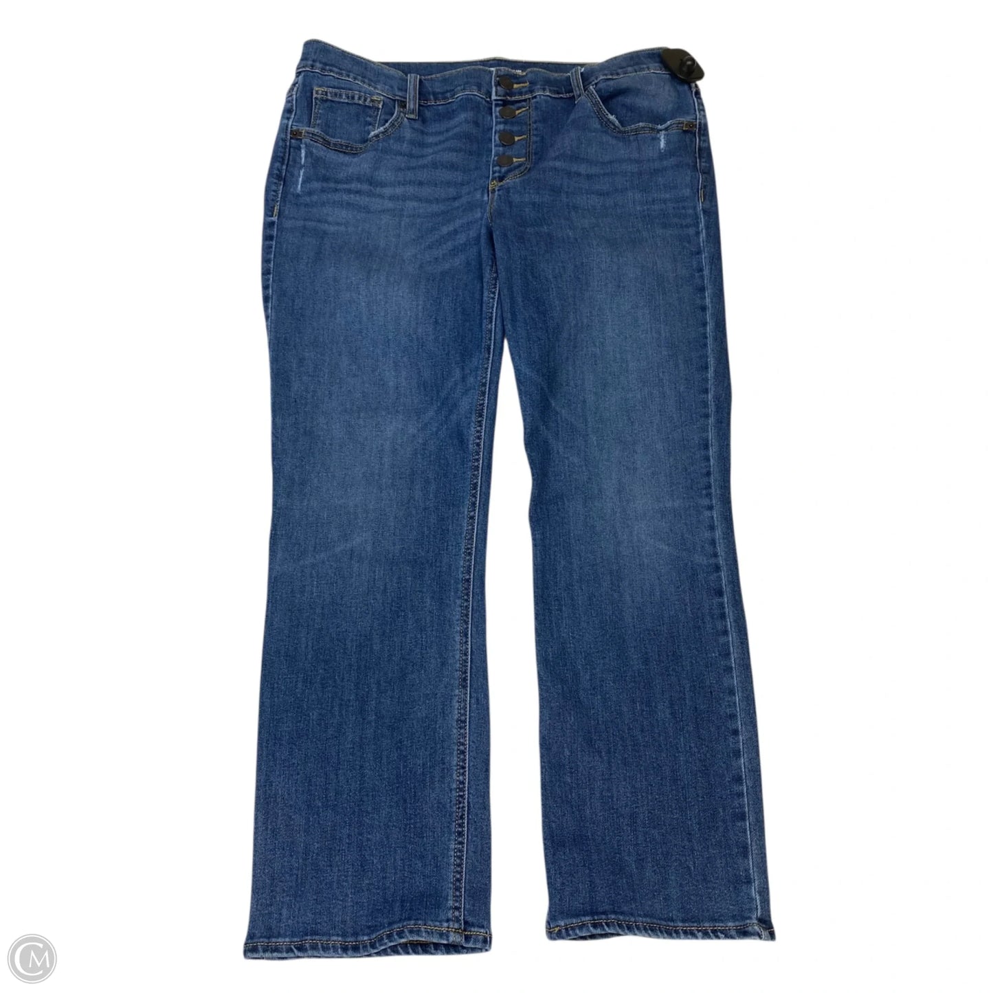 Jeans Cropped By Old Navy In Blue Denim, Size: 12