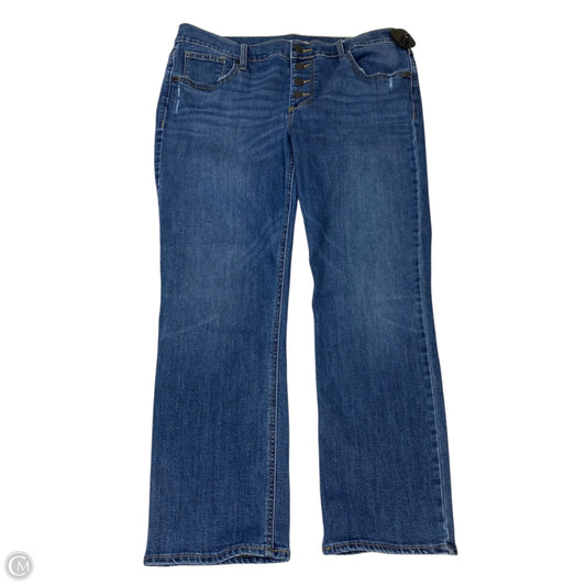 Jeans Cropped By Old Navy In Blue Denim, Size: 12