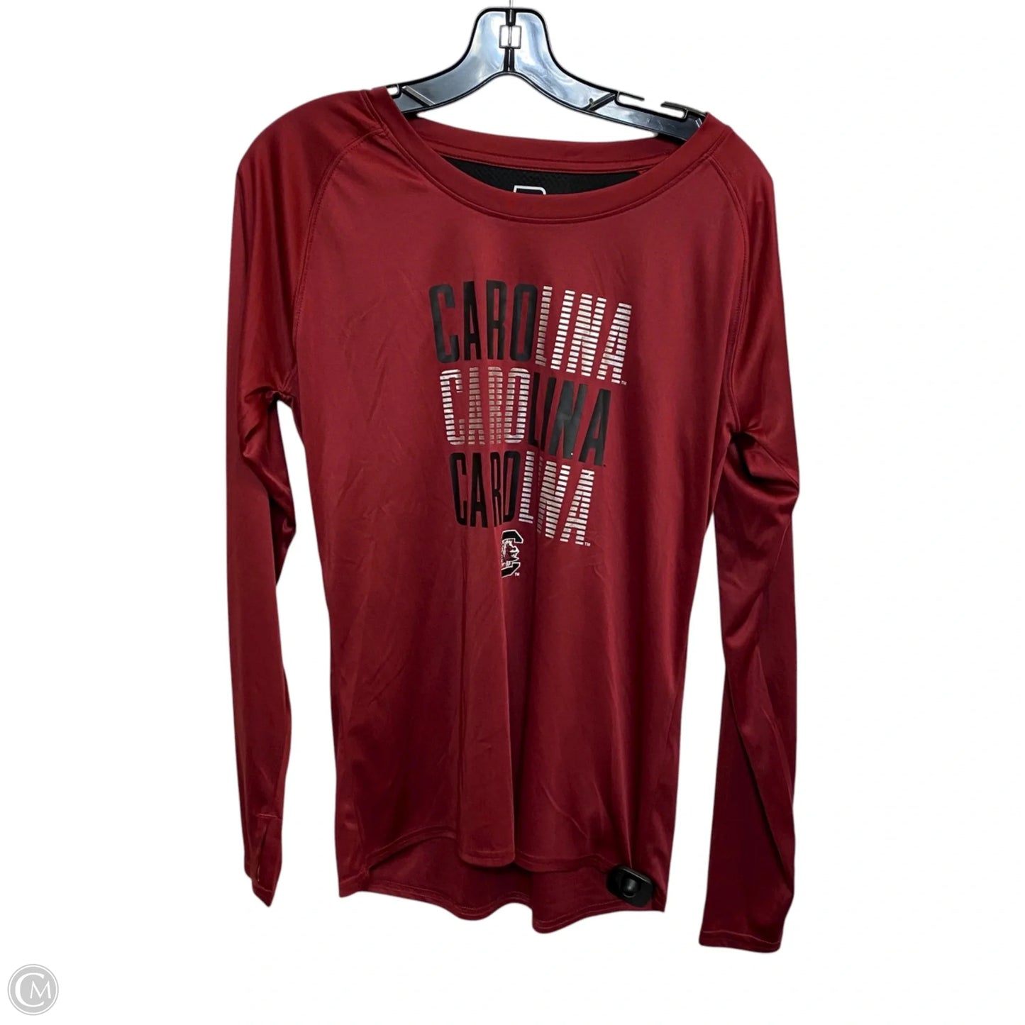 Athletic Top Long Sleeve Crewneck By Prologue In Red, Size: M