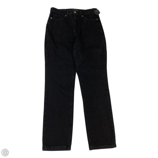 Jeans Skinny By Banana Republic In Black Denim, Size: 6