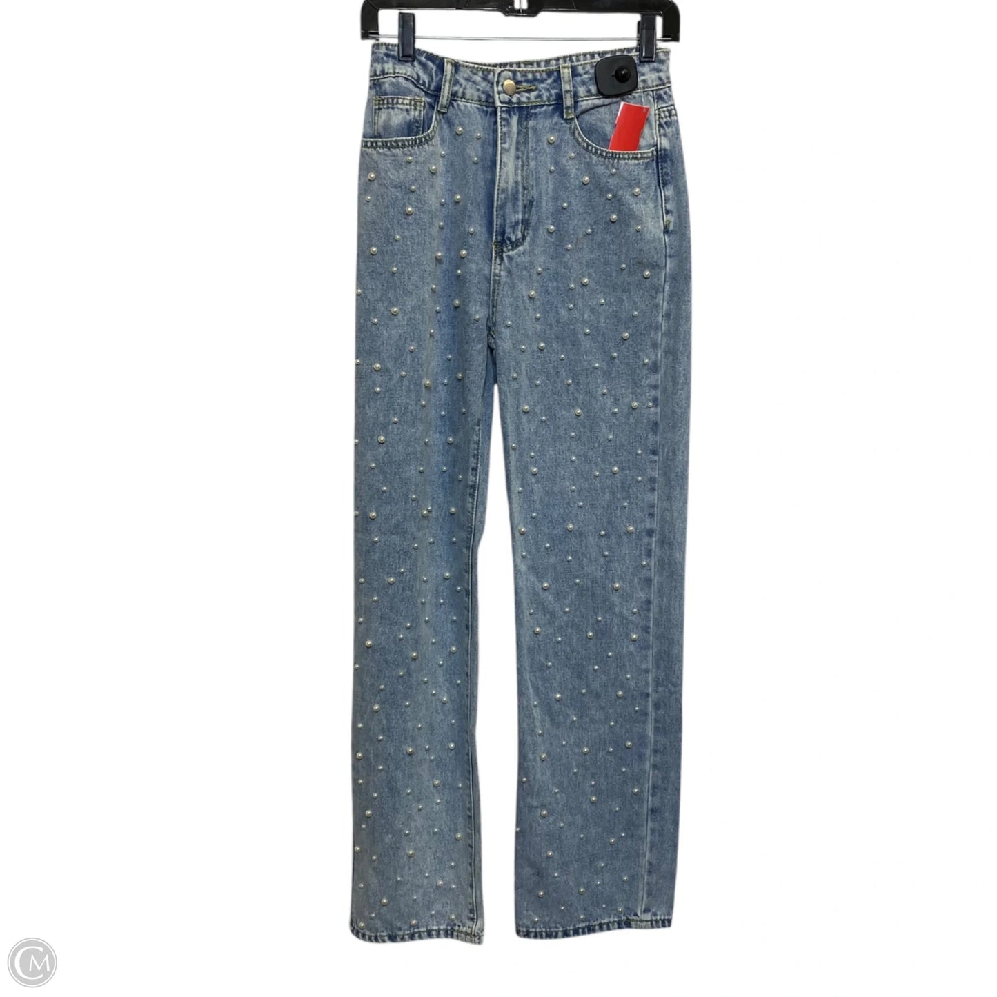 Jeans Wide Leg By Cmf In Blue Denim, Size: Xs