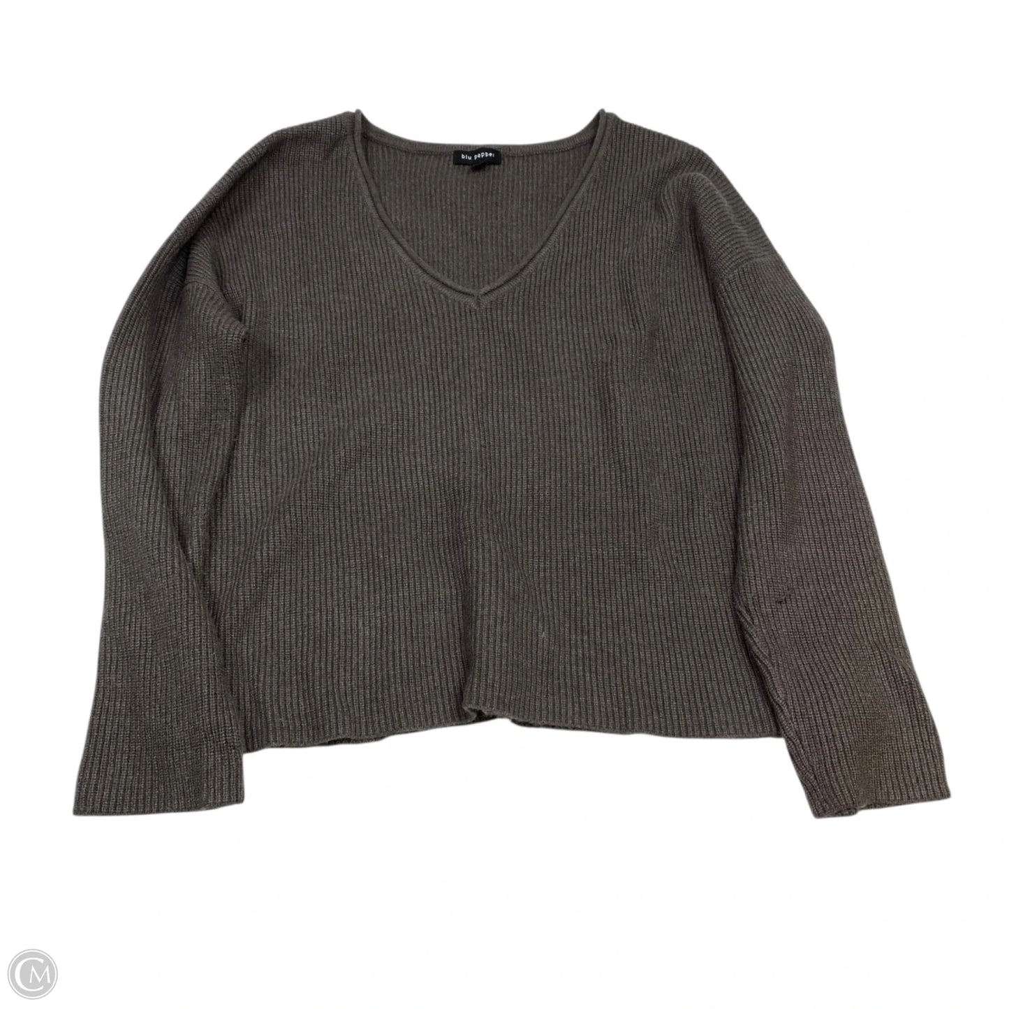 Sweater By Blu Pepper In Grey, Size: M