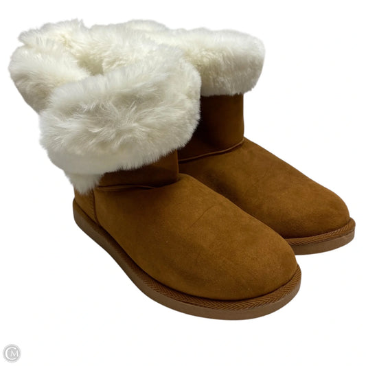 Boots Ankle Flats By London Fog In Tan, Size: 10