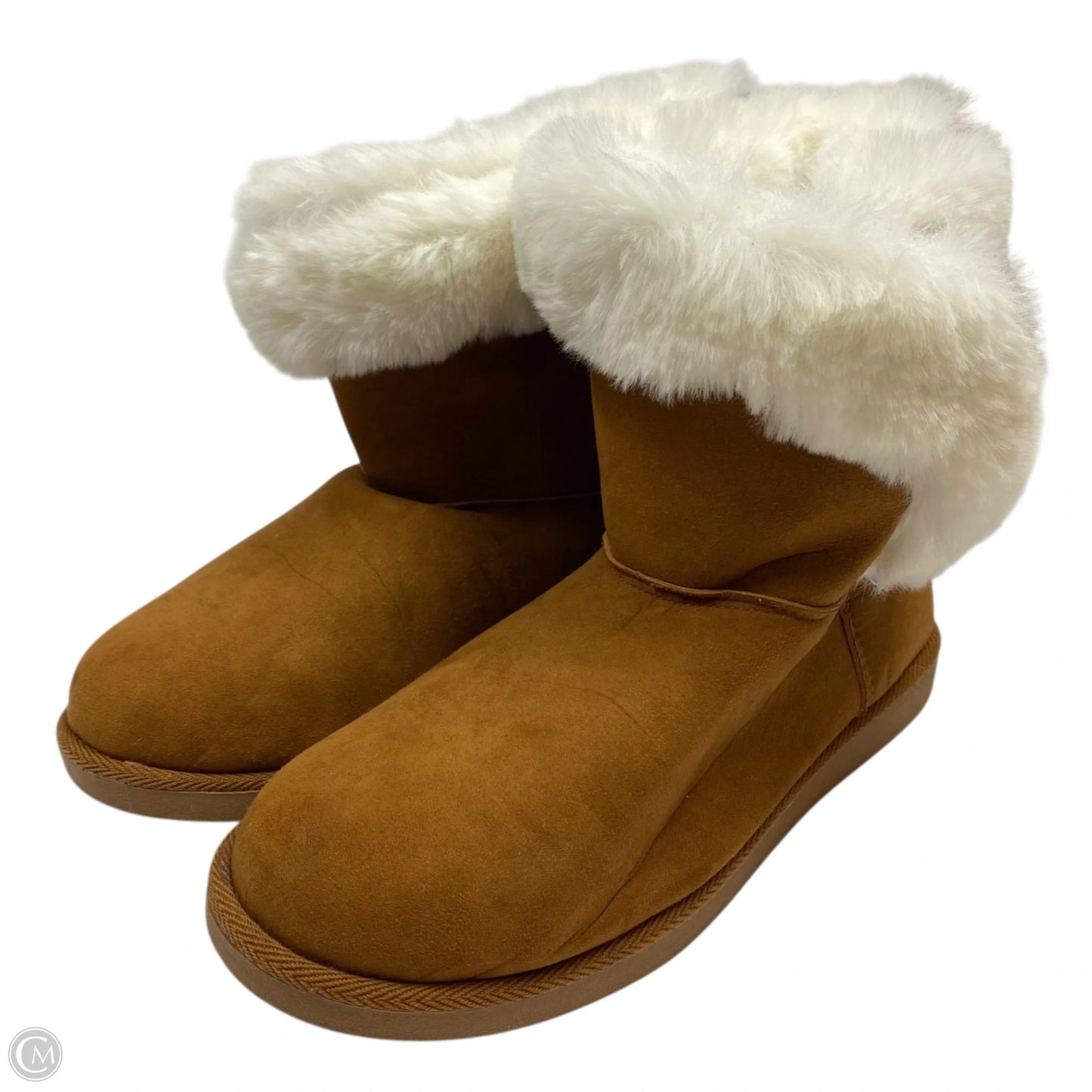 Boots Ankle Flats By London Fog In Tan, Size: 10
