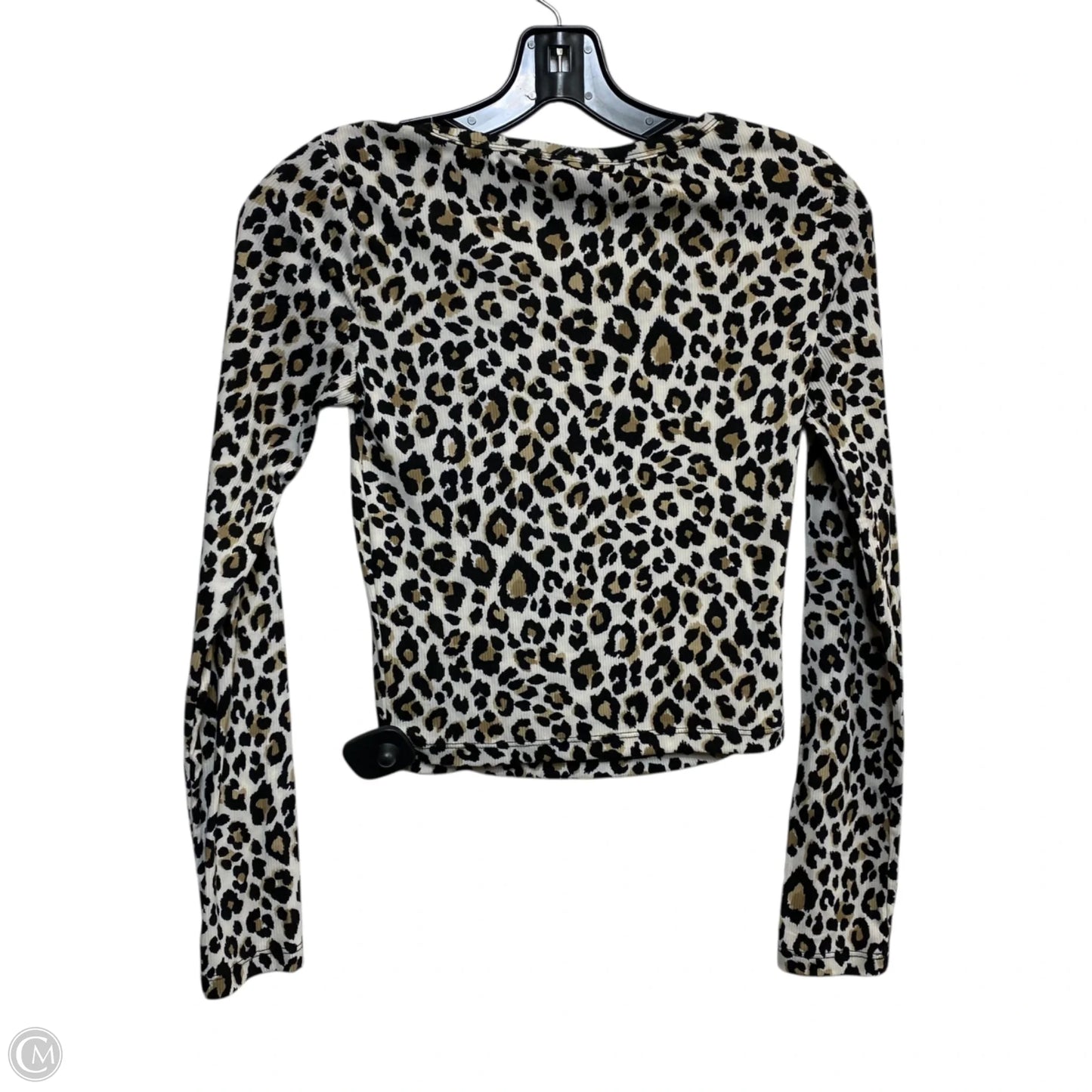 Top Long Sleeve By Just Polly In Animal Print, Size: S