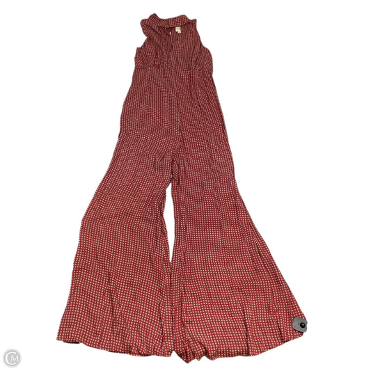 Jumpsuit By Maeve In Red & White, Size: 12