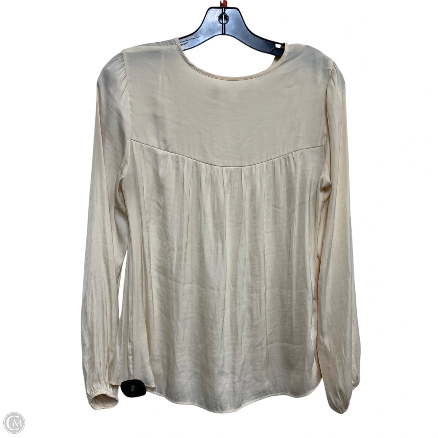 Top Long Sleeve By Lc Lauren Conrad In Cream, Size: Xs