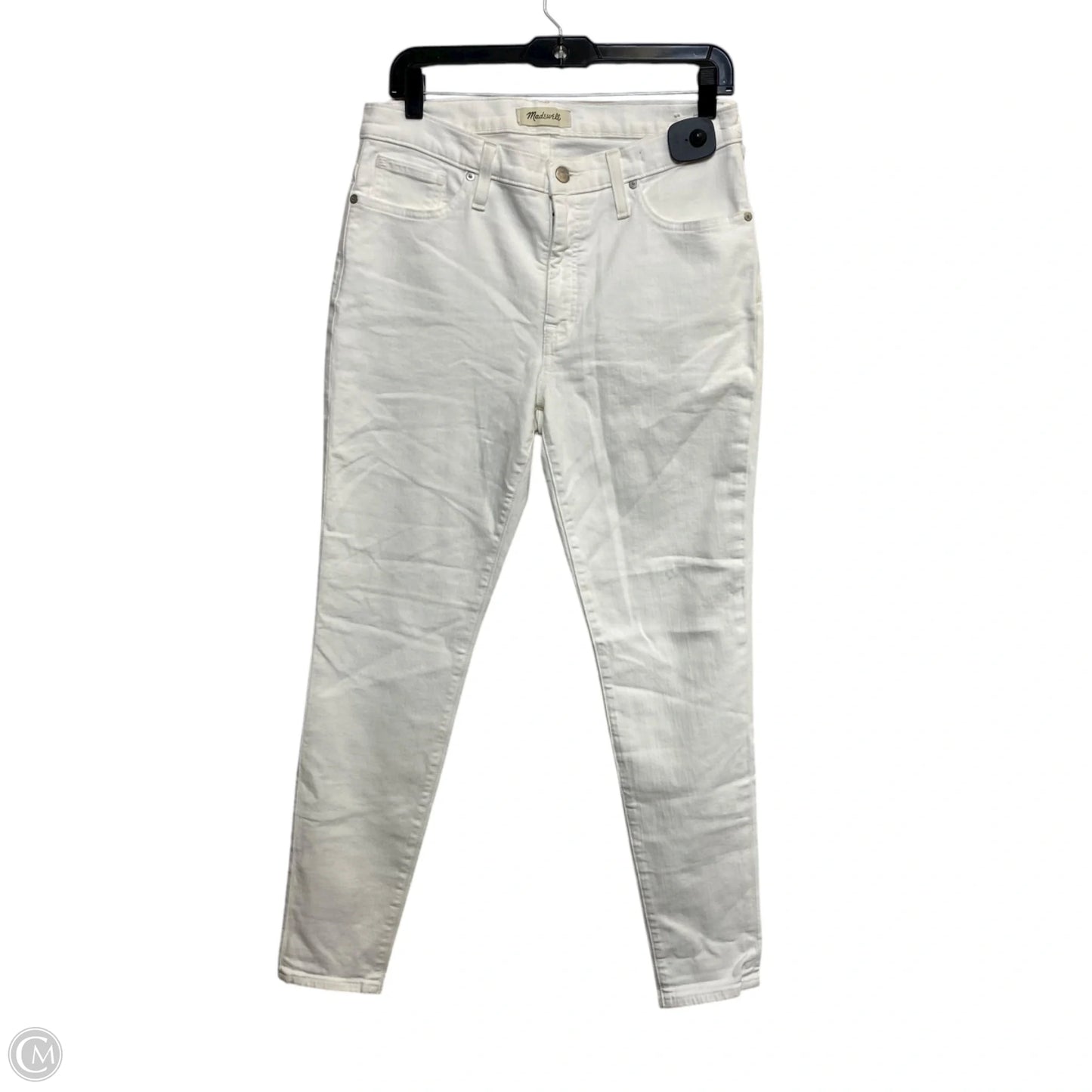 Jeans Skinny By Madewell In White Denim, Size: 12