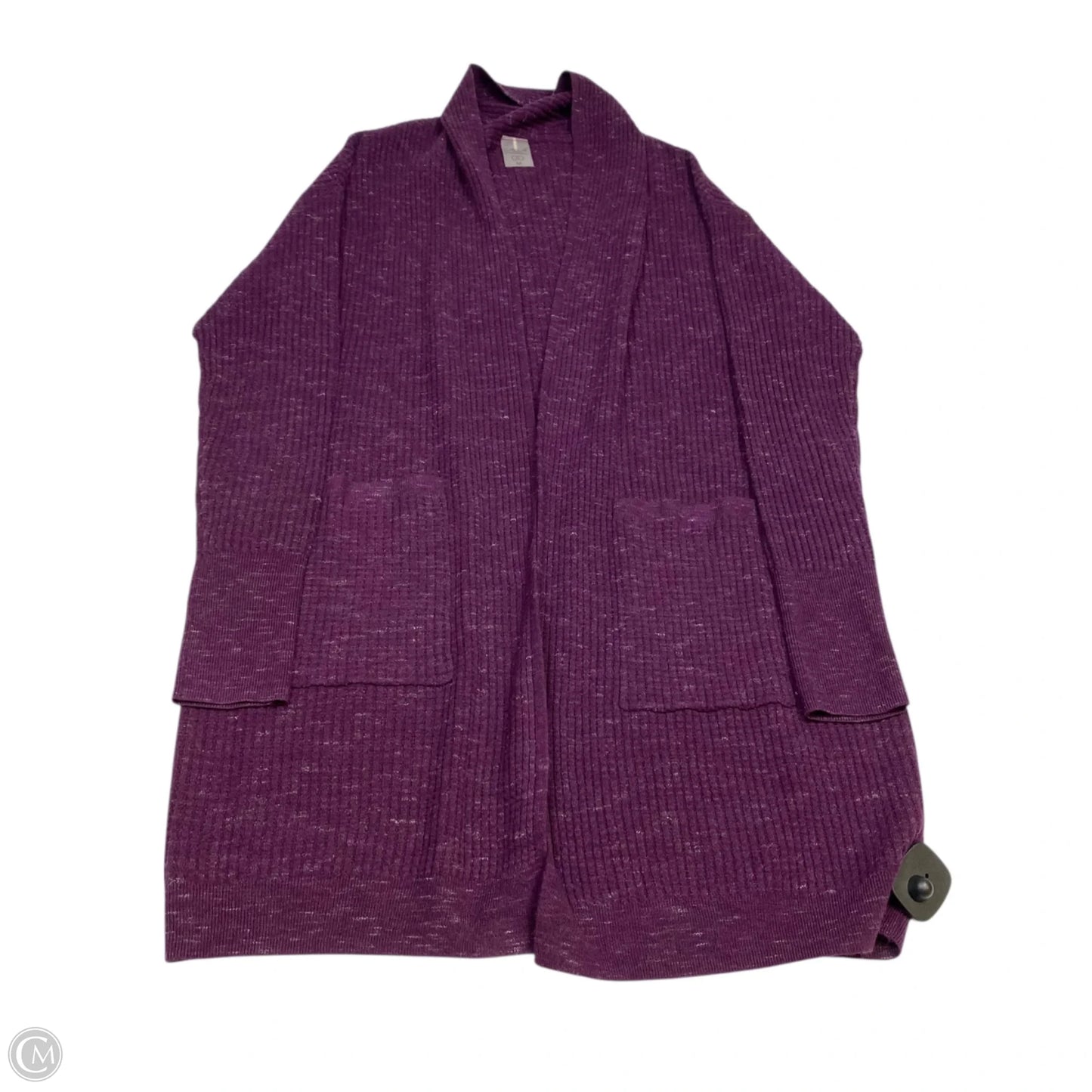 Sweater Cardigan By Calia In Purple, Size: M