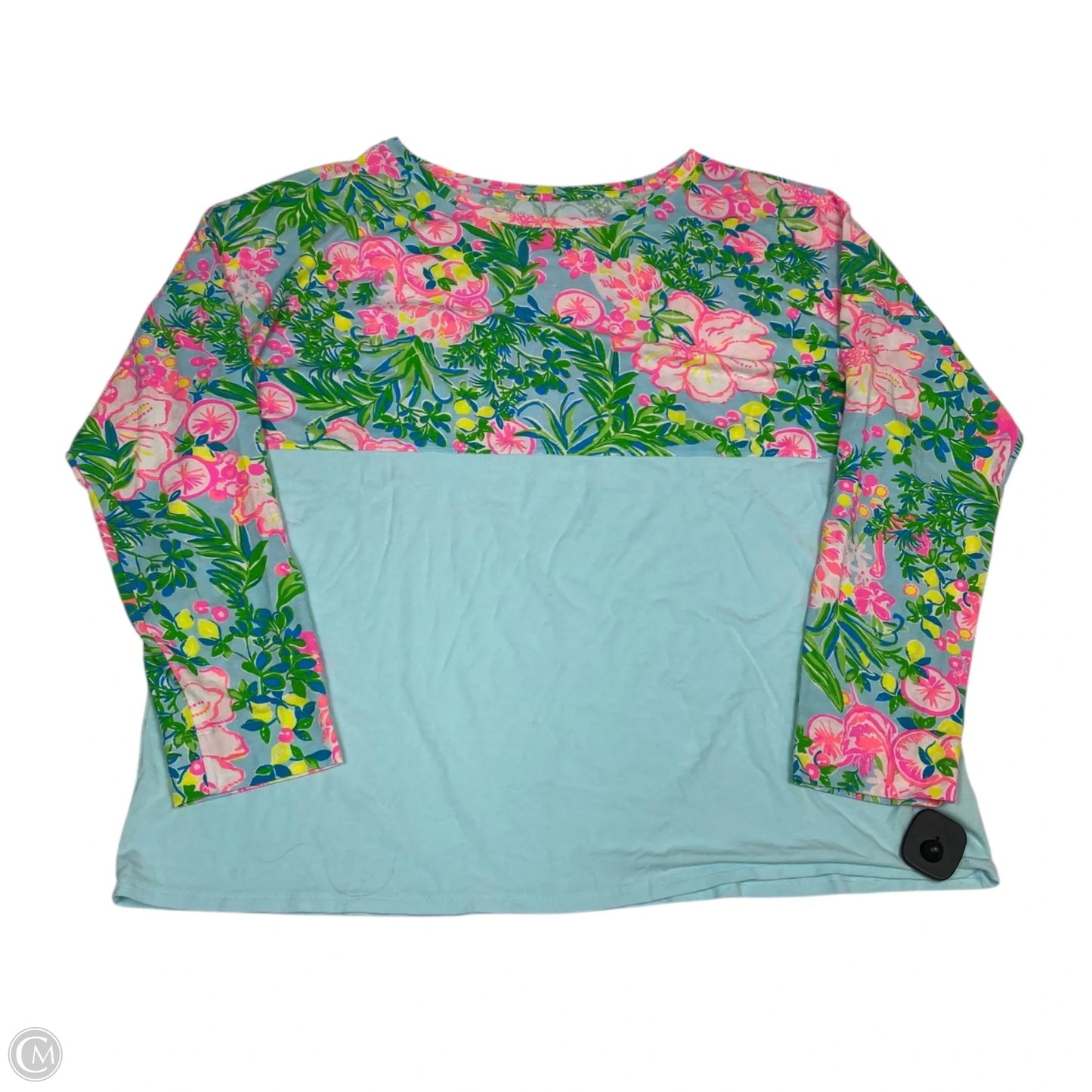 Top Long Sleeve Designer By Lilly Pulitzer In Multi-colored, Size: Xxl