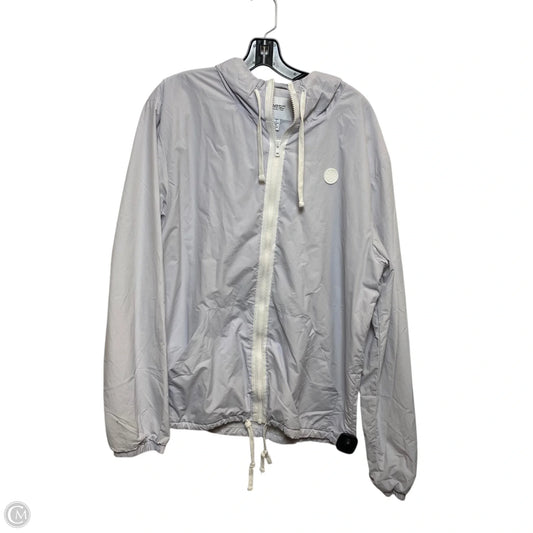 Jacket Windbreaker By Wezc In Grey, Size: Xl