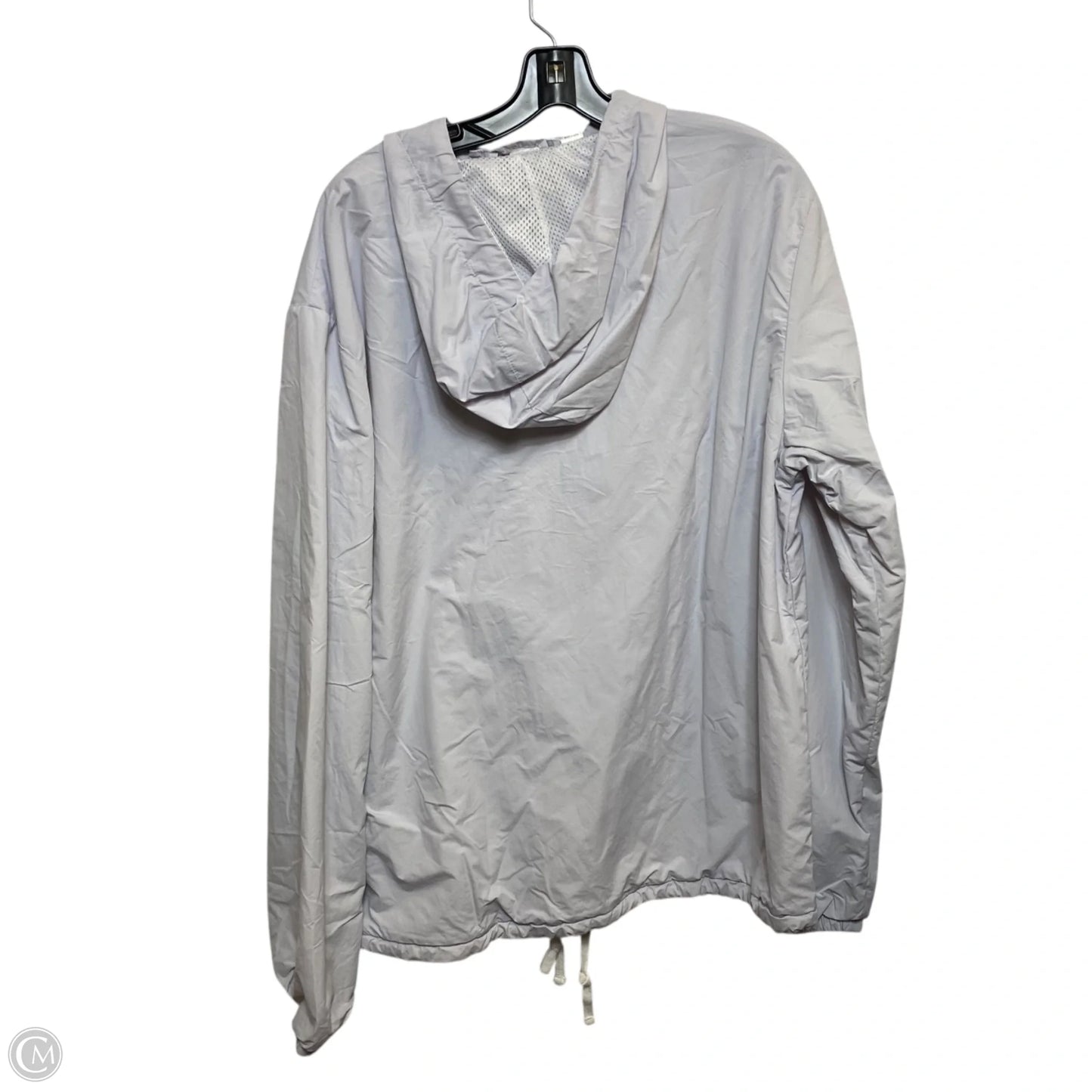 Jacket Windbreaker By Wezc In Grey, Size: Xl