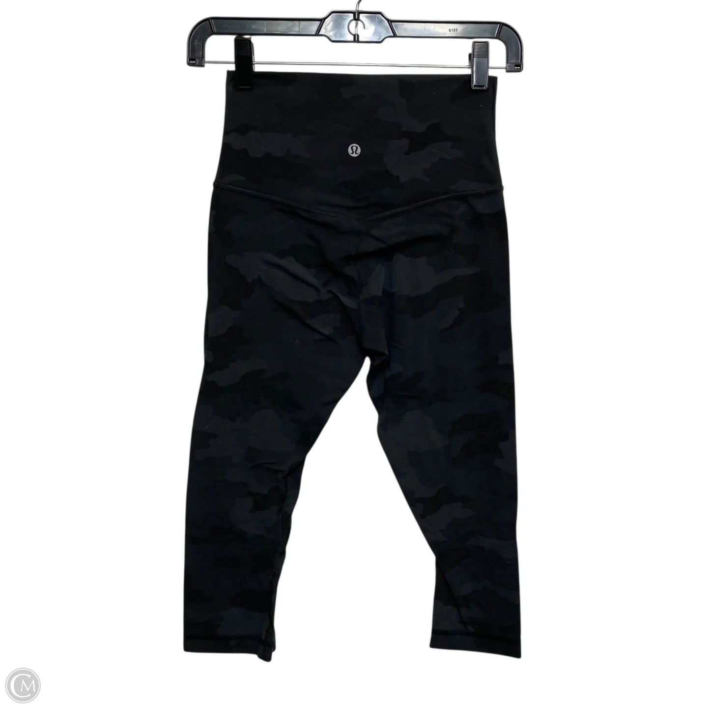 Athletic Leggings Capris Designer By Lululemon In Grey, Size: S