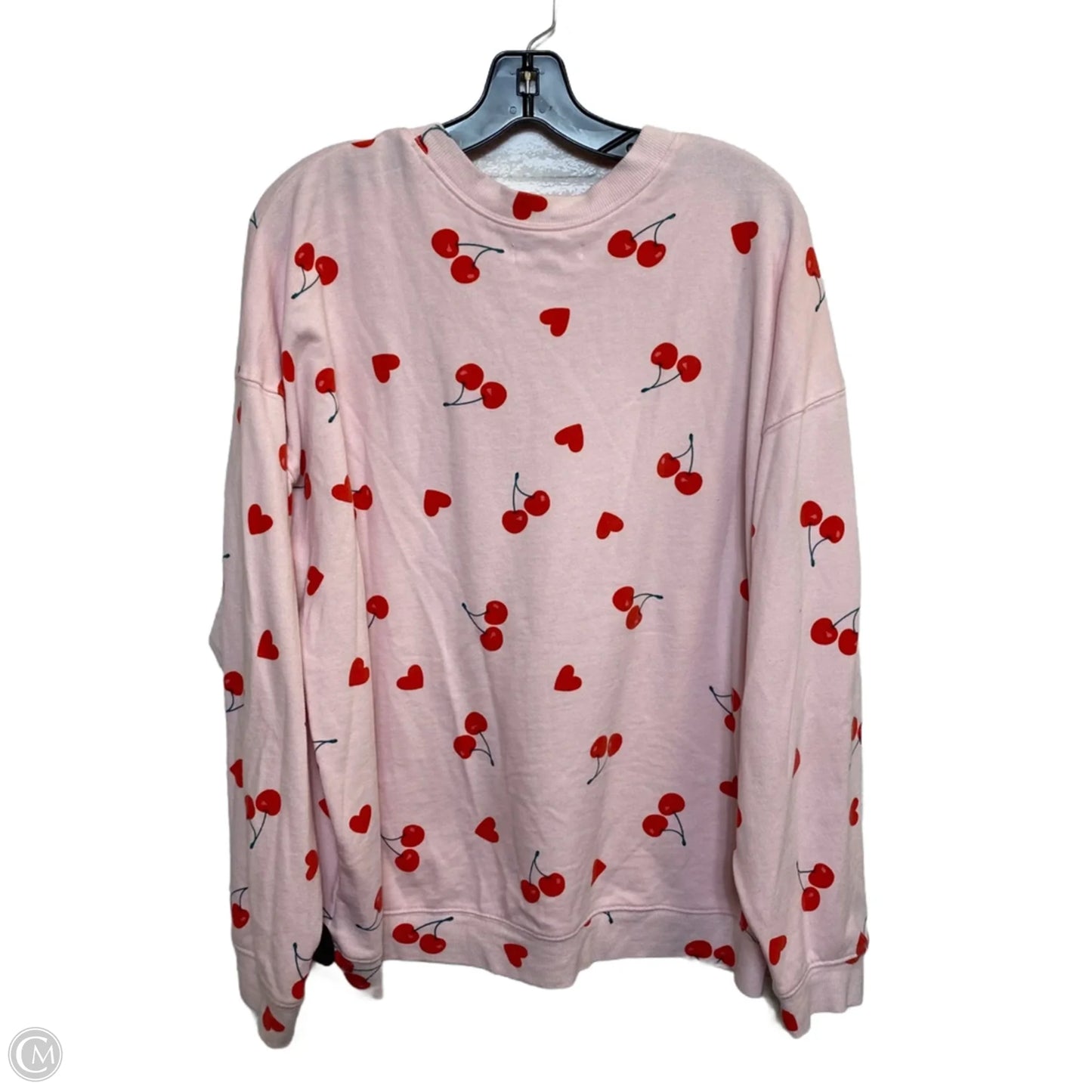 Top Long Sleeve By Grayson Threads In Pink, Size: L