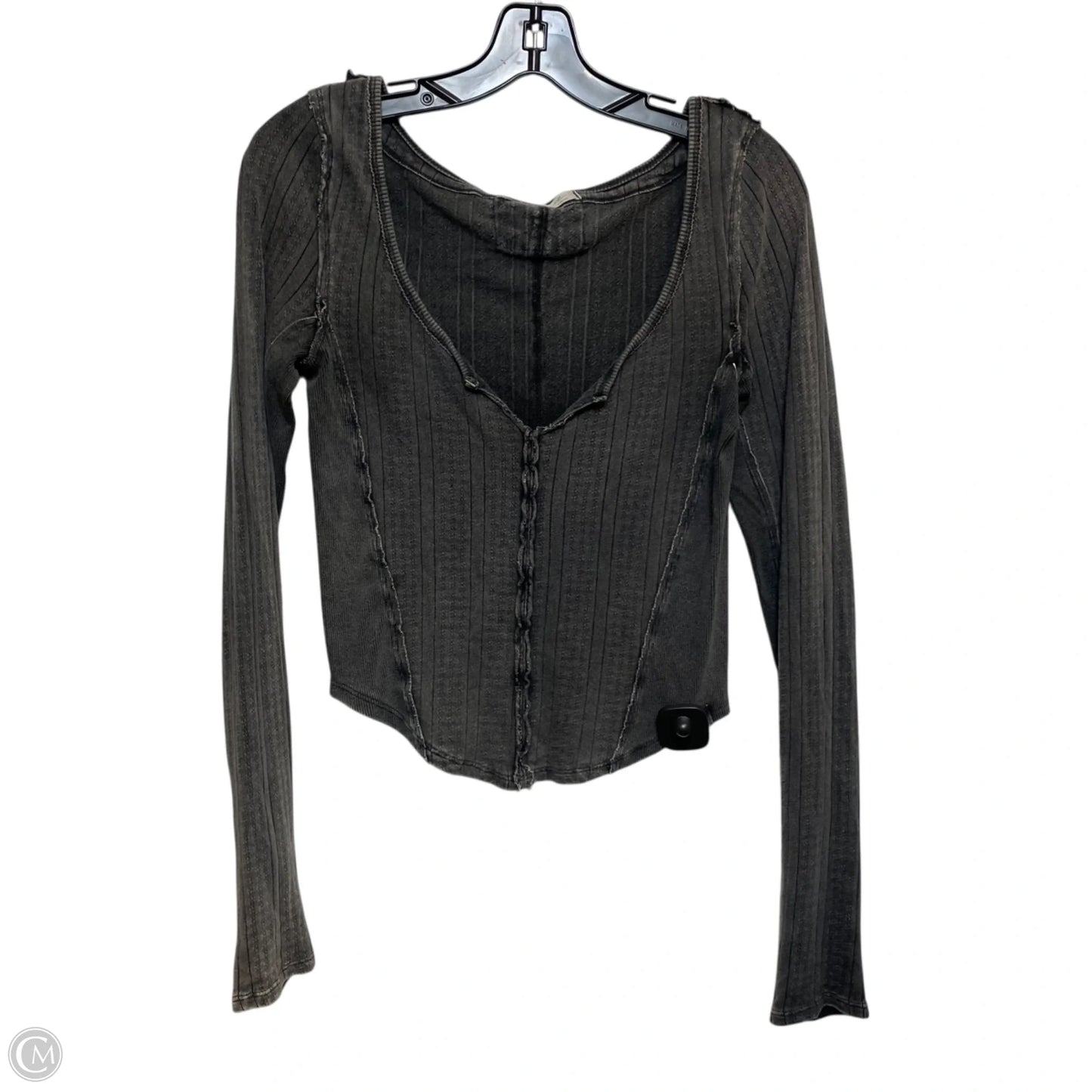 Top Long Sleeve By We The Free In Grey, Size: M