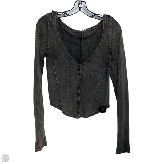 Top Long Sleeve By We The Free In Grey, Size: M