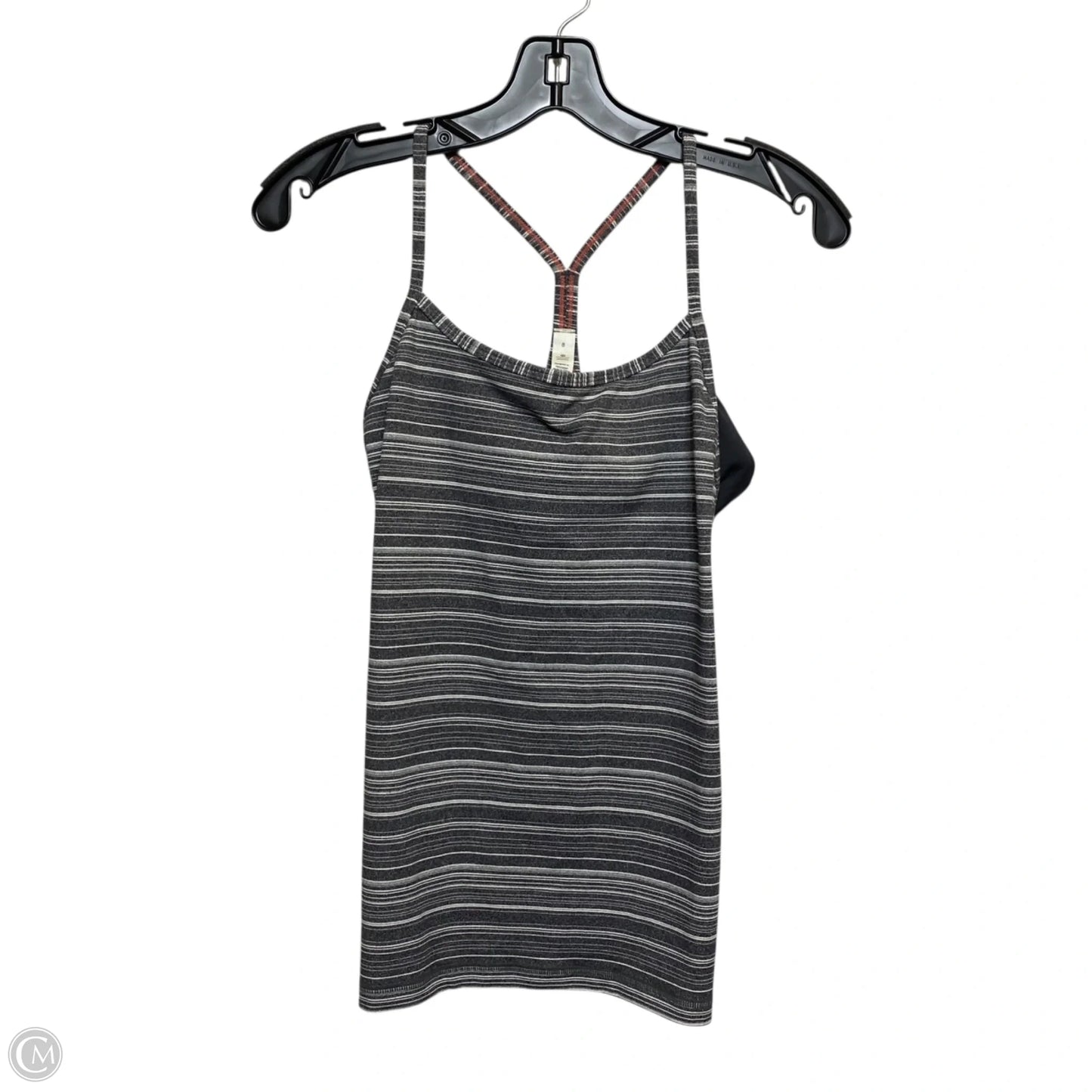 Athletic Tank Top Designer By Lululemon In Grey, Size: L